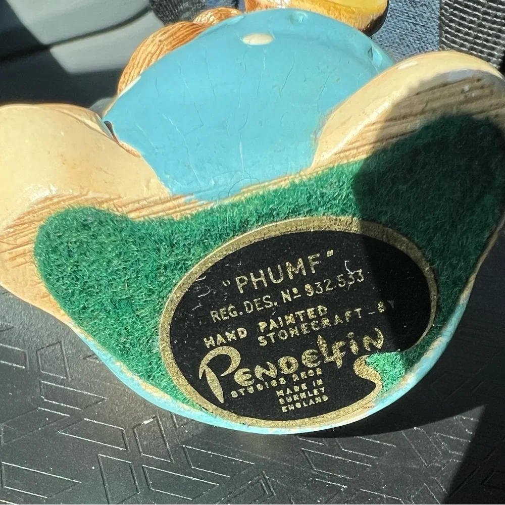 Pendelfin Rare Vintage Hand Painted Stonecraft Phumf